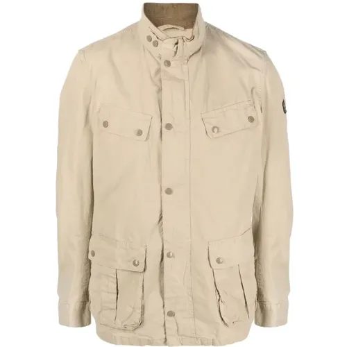 Cotton Jacket International Coats , male, Sizes: L, XL - Barbour - Modalova