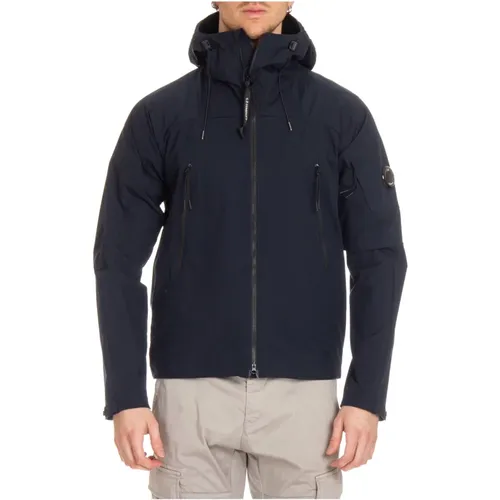 Hooded Zip-Up Jacket Pro-Tek , male, Sizes: L, M, 3XL - C.P. Company - Modalova
