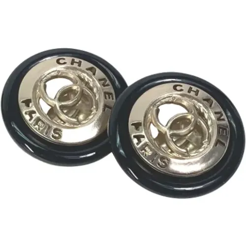 Pre-owned Metal earrings , female, Sizes: ONE SIZE - Chanel Vintage - Modalova