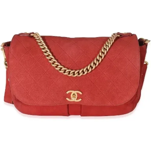 Pre-owned Suede chanel-bags , female, Sizes: ONE SIZE - Chanel Vintage - Modalova