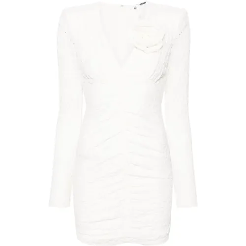 V-Neck Long Sleeve Dress , female, Sizes: M, S - Rotate Birger Christensen - Modalova
