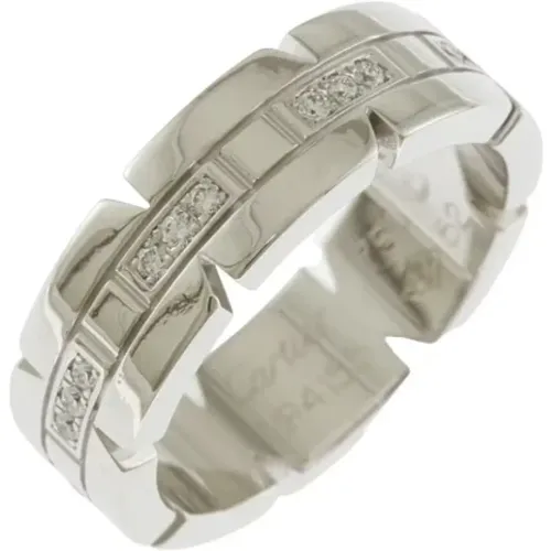 Pre-owned White Gold rings , female, Sizes: ONE SIZE - Cartier Vintage - Modalova