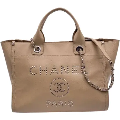 Pre-owned Leather chanel-bags , female, Sizes: ONE SIZE - Chanel Vintage - Modalova