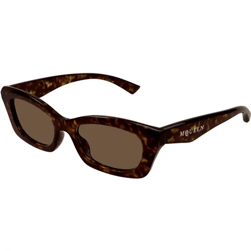 Stylische Sonnenbrille Am0474S , Damen, Größe: 52 MM - alexander mcqueen - Modalova