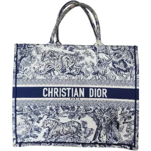 Pre-owned Canvas totes , female, Sizes: ONE SIZE - Dior Vintage - Modalova