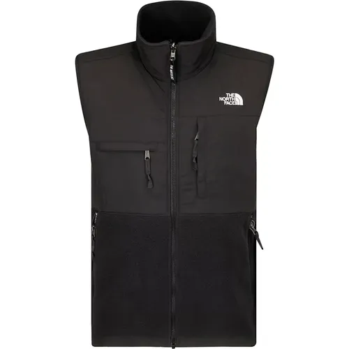 Bestickte Logo-Zip-Weste , Herren, Größe: S - The North Face - Modalova