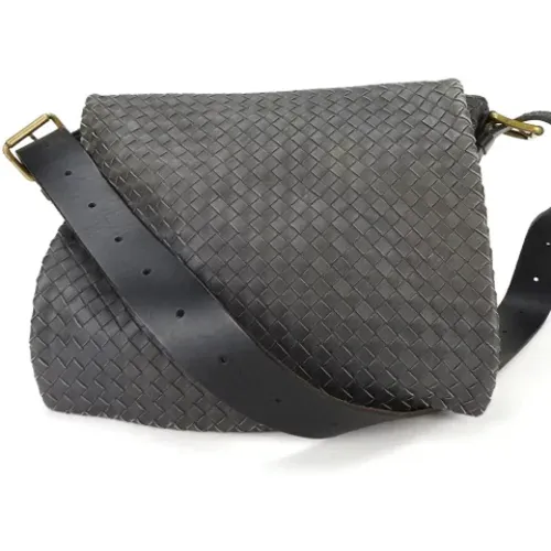 Pre-owned Leder schultertasche - Bottega Veneta Vintage - Modalova