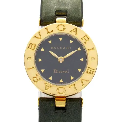 Pre-owned Leather watches , female, Sizes: ONE SIZE - Bvlgari Vintage - Modalova