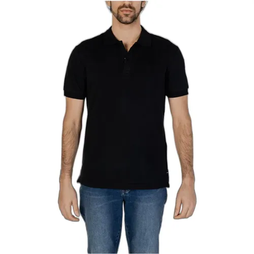 Plain Short Sleeve Polo Shirt , male, Sizes: S, L, XL, 2XL, M - GAS - Modalova