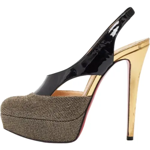 Pre-owned Mesh heels , female, Sizes: 4 UK - Christian Louboutin Pre-owned - Modalova