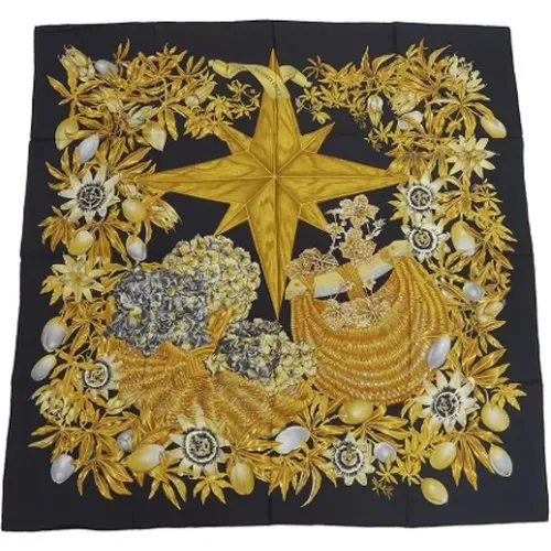 Pre-owned Silk scarves , female, Sizes: ONE SIZE - Hermès Vintage - Modalova