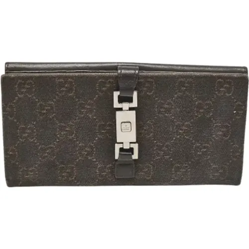 Pre-owned Canvas wallets , female, Sizes: ONE SIZE - Gucci Vintage - Modalova