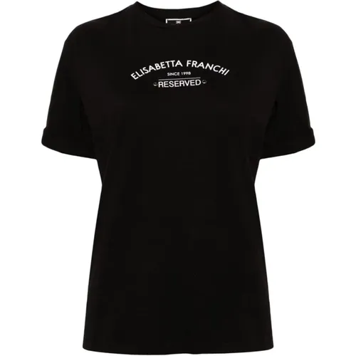 T-shirts and Polos , female, Sizes: XL, S, M, XS - Elisabetta Franchi - Modalova