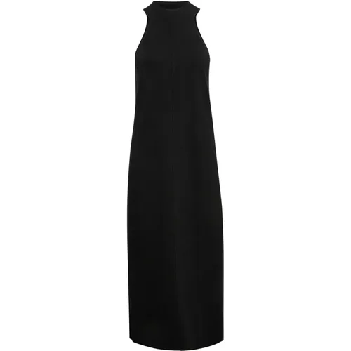 Entspannte Silhouette Schwarzes Kleid , Damen, Größe: S - My Essential Wardrobe - Modalova
