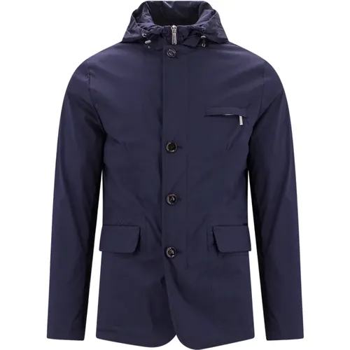 Men Clothing Jackets Coats Ss23 , male, Sizes: XL, 2XL, L - Moorer - Modalova