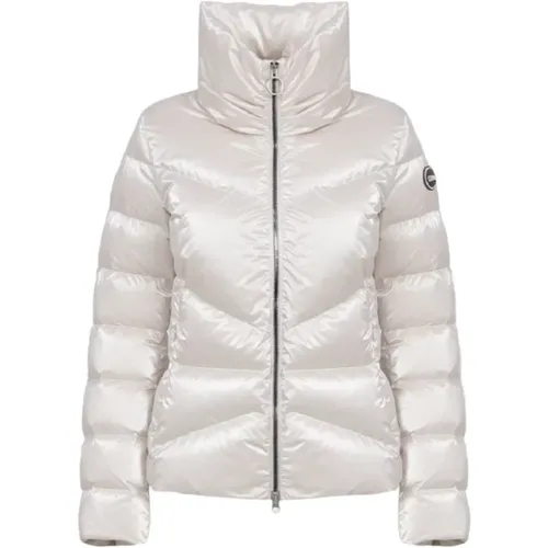 Glänzende Daunenjacke mit hohem Kragen , Damen, Größe: 2XS - Colmar - Modalova