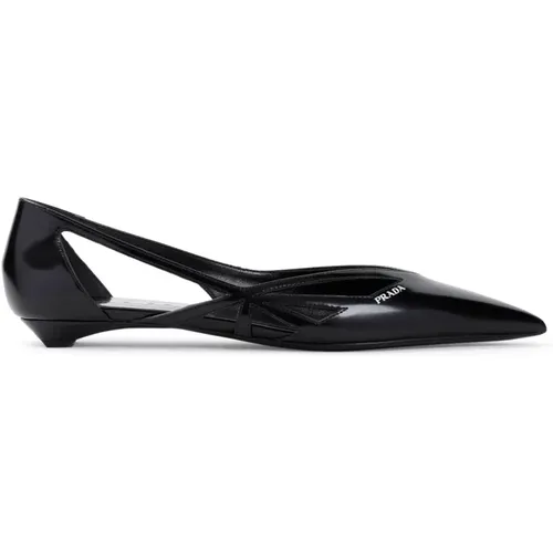 Ballerinas Shoes Elegant Style , female, Sizes: 5 UK, 4 UK, 6 UK, 3 UK, 5 1/2 UK - Prada - Modalova