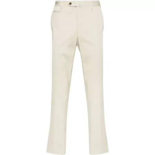 Cotton stretch pants , male, Sizes: L - Corneliani - Modalova