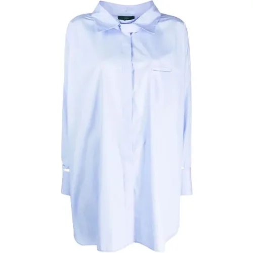 Lightblue Shirts for Women , female, Sizes: M, S, XS - Jejia - Modalova