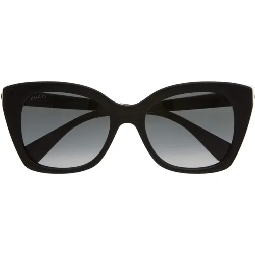 Cat-eye sunglasses , female, Sizes: 55 MM - Gucci - Modalova