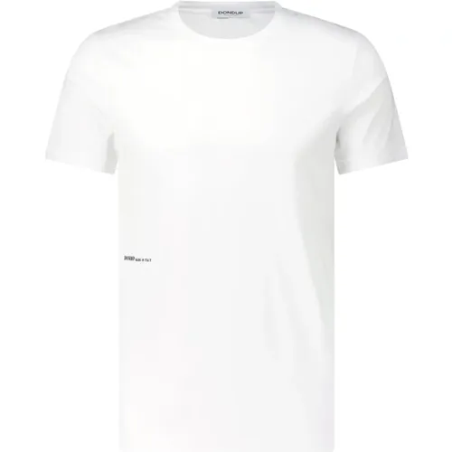 Minimal Logo T-Shirt , Herren, Größe: L - Dondup - Modalova