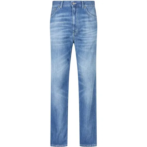 Classic Loose Fit Denim Jeans , male, Sizes: W31, W35, W36, W33, W34, W32 - Dondup - Modalova