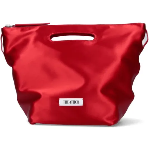 Satin Tote Bag with Removable Strap , female, Sizes: ONE SIZE - The Attico - Modalova