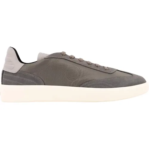 Elegante Herren Leder Sneakers Grau - Pantofola D'Oro - Modalova