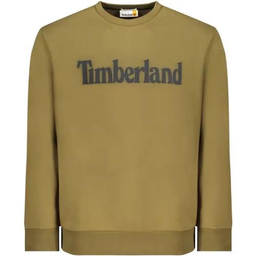 Grüner Baumwollpullover , Herren, Größe: 3XL - Timberland - Modalova