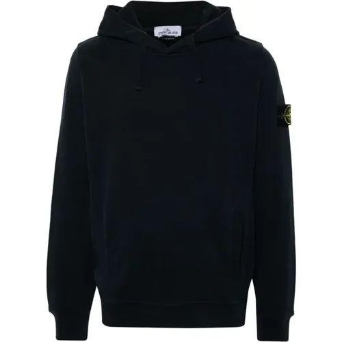 Blaue Pullover für Männer , Herren, Größe: L - Stone Island - Modalova