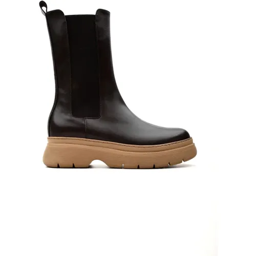 Calf.t.di Moro Boots , female, Sizes: 5 UK, 7 UK, 6 UK - Laura Bellariva - Modalova