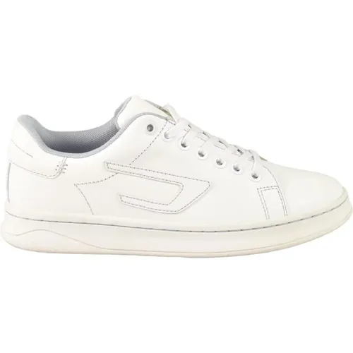 Leather Sneakers with Rubber Sole , female, Sizes: 4 UK - Diesel - Modalova