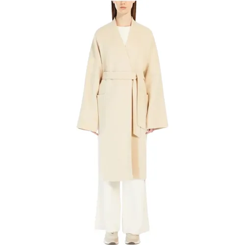 Wickelmantel aus reiner Wolle - Max Mara Weekend - Modalova