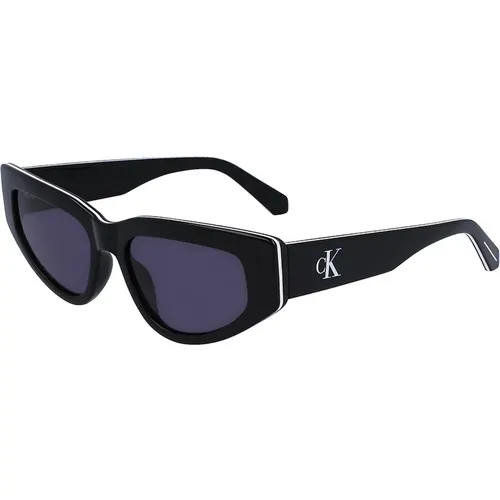 Schwarze Sonnenbrille CKJ23603Sf-001 - Calvin Klein - Modalova