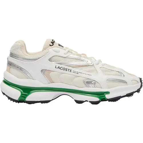 Future Design Sneakers White Green , male, Sizes: 9 UK, 8 UK - Lacoste - Modalova