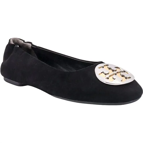 Elegante Schwarze Ballerina , Damen, Größe: 37 EU - TORY BURCH - Modalova