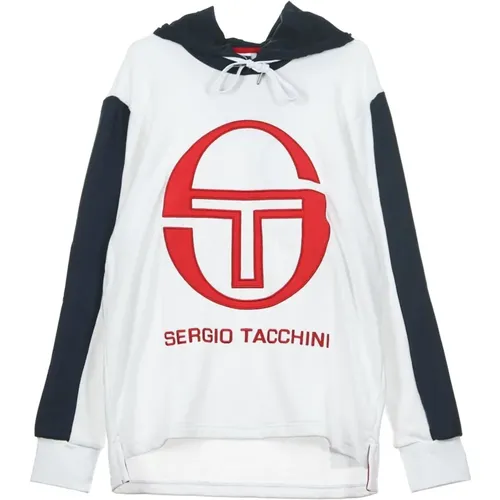 Navy Hoodie for Men , male, Sizes: XL, L, S - Sergio Tacchini - Modalova