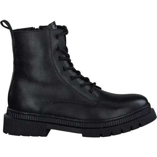 Schwarze Geschlossene Booties , Damen, Größe: 39 EU - tamaris - Modalova