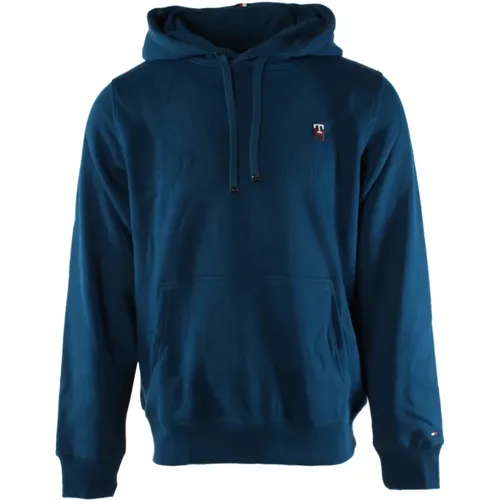 Blauer Herren Pullover , Herren, Größe: 2XL - Tommy Hilfiger - Modalova