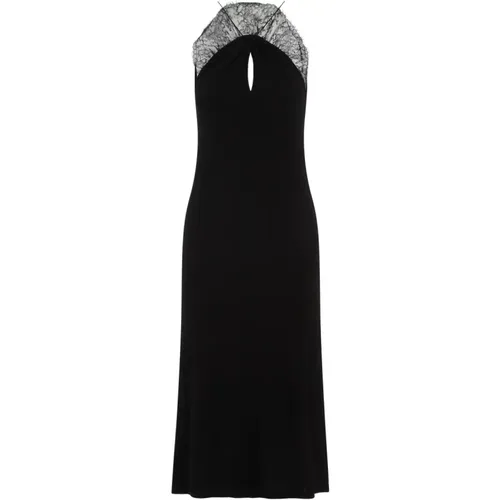 Schwarzes Spitzen-Halterneck-Kleid - Givenchy - Modalova