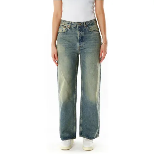 Vintage Loose Fit Jeans , Damen, Größe: W32 L32 - Samsøe Samsøe - Modalova