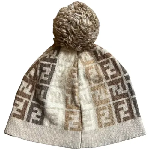 Pre-owned Wool hats , female, Sizes: ONE SIZE - Fendi Vintage - Modalova
