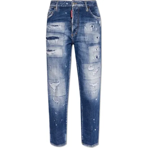 Boston Jeans , Damen, Größe: S - Dsquared2 - Modalova