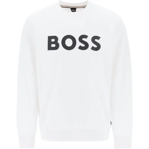 Rundhalsausschnitt Sweatshirt , Herren, Größe: M - Hugo Boss - Modalova