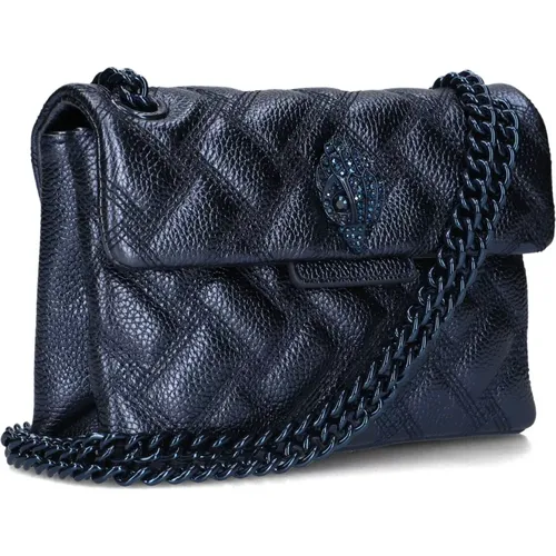 Blaue Mini Kensington Drench Schultertasche - Kurt Geiger - Modalova