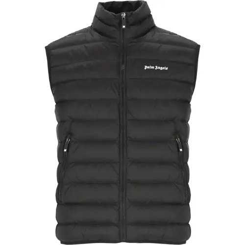 Quilted Sleeveless Jacket , male, Sizes: M, XL, L - Palm Angels - Modalova