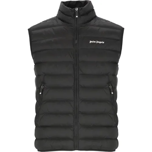 Quilted Sleeveless Jacket , male, Sizes: S, M, XL, L - Palm Angels - Modalova