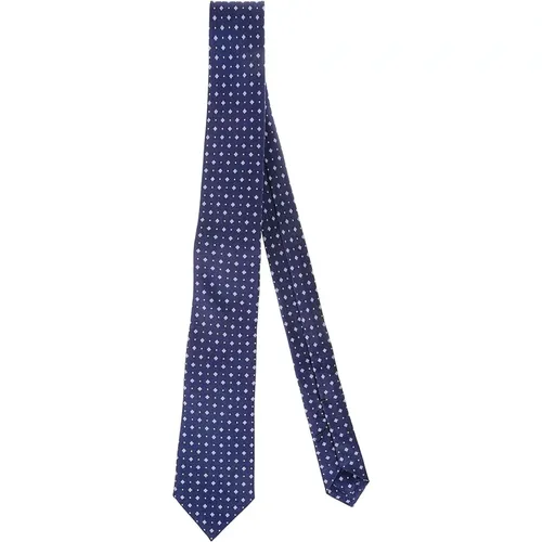 Hand-Sewn Tailored Tie , male, Sizes: ONE SIZE - Errico Formicola - Modalova