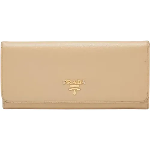 Pre-owned Leather wallets , female, Sizes: ONE SIZE - Prada Vintage - Modalova