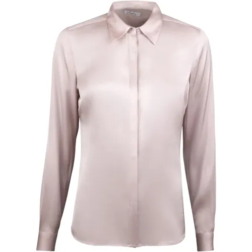 Susan Light Silk Shirt , female, Sizes: M, L, XL, S - Stenströms - Modalova